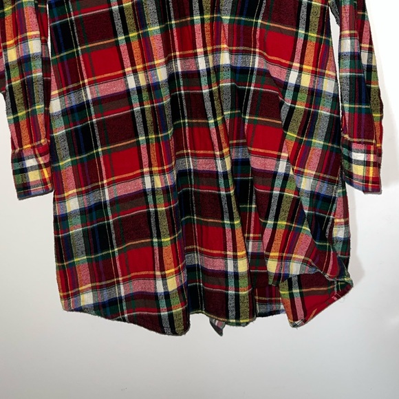 Lauren Ralph Lauren Multicolor Plaid Flannel Shirt Size Medium - Picture 5 of 8